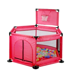 Tarc de joaca pentru copii cu 30 bile incluse si cos,128 cm x 113 cm 01