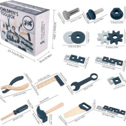 Trusa de scule din lemn, 3 ani