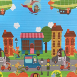 Covor pliabil de joaca, termoizolant cu doua fete 180 x 150 cm