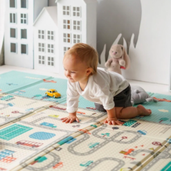 Covor pliabil de joaca, termoizolant cu doua fete 200 x 150 cm