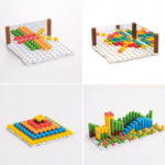 Joc creativ 3D, Mozaic Pixel, 200 PIESE, 3 ANI+