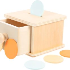 Joc de tip Montessori din lemn, Cutia permanentei