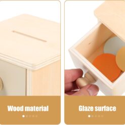 Joc de tip Montessori din lemn, Cutia permanentei