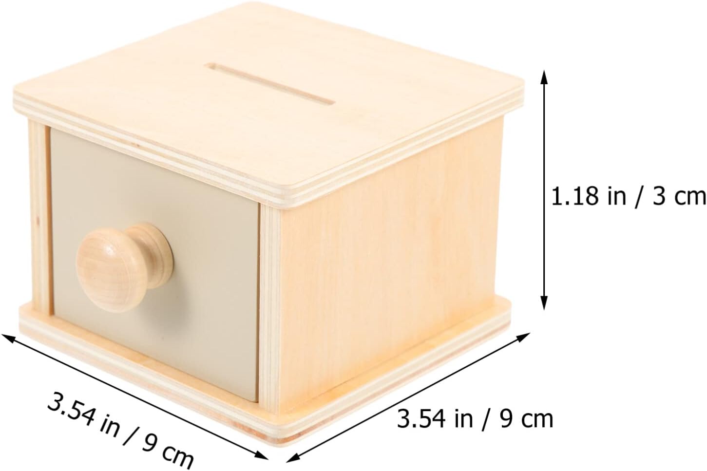 Joc de tip Montessori din lemn, Cutia permanentei