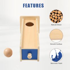 Joc de tip Montessori din lemn, Cutia permanentei, 30 cm