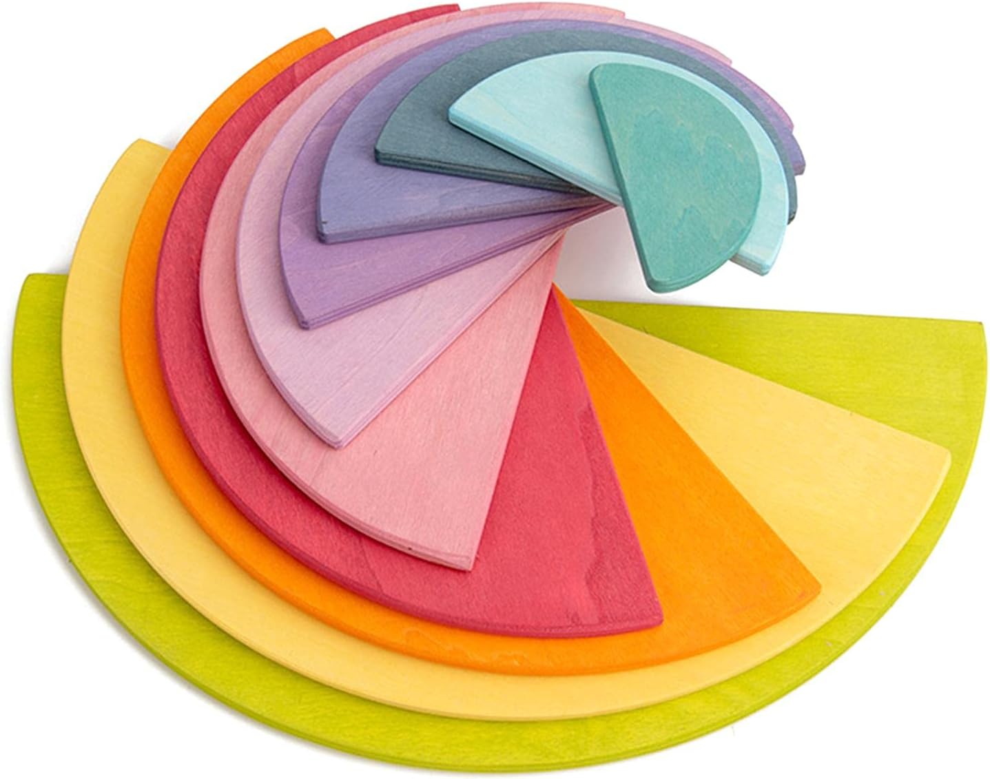 Joc educativ de tip Montessori, Curcubeu, 11 piese