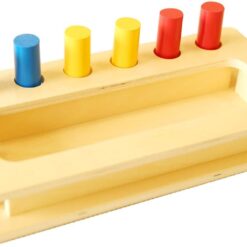 Joc educativ de tip Montessori, Tava cu pioni