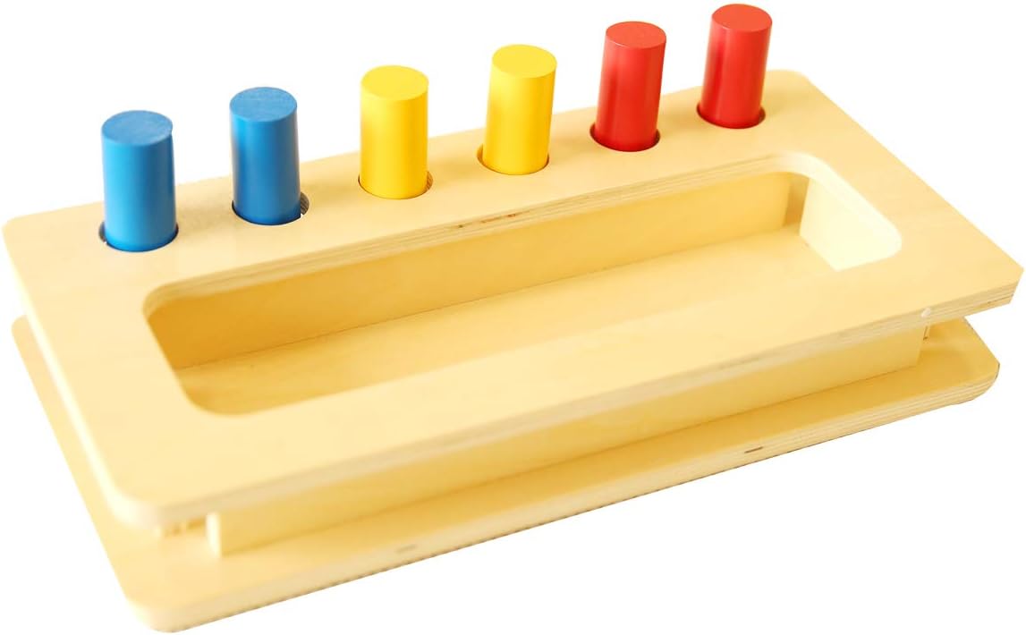 Joc educativ de tip Montessori, Tava cu pioni