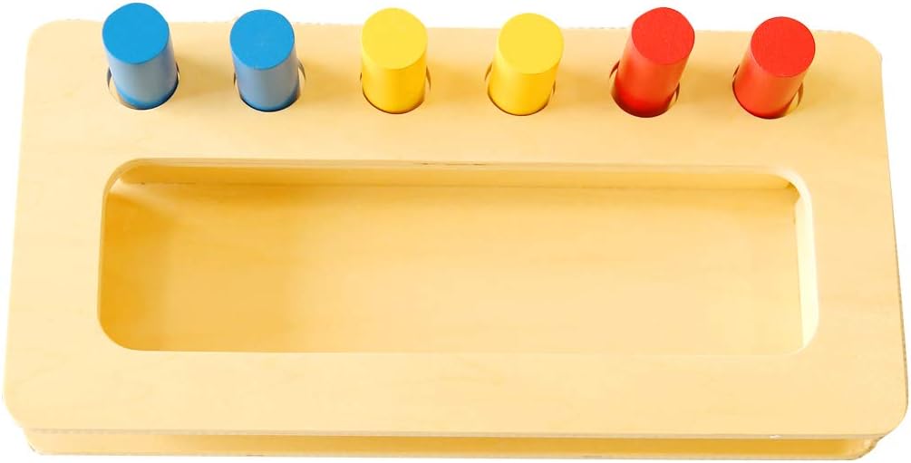 Joc educativ de tip Montessori, Tava cu pioni