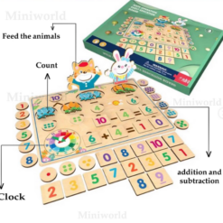 Joc educativ din lemn, Matematica, 3 ani