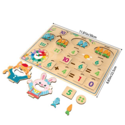 Joc educativ din lemn, Matematica, 3 ani