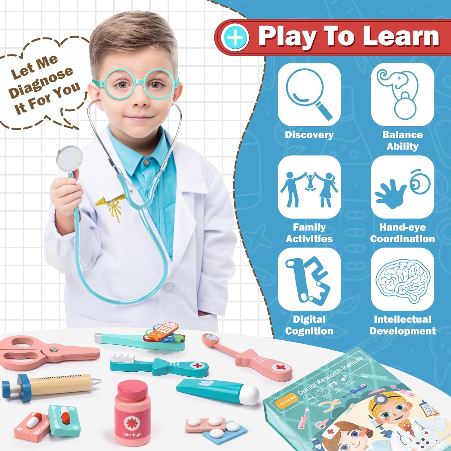 Jucarie educativa - Set Doctor dentist, 3 ani 01
