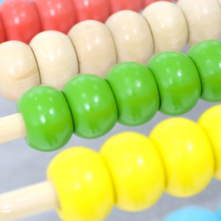 Numaratoare din lemn, 68 cm, Abac clasic, 3 ani+