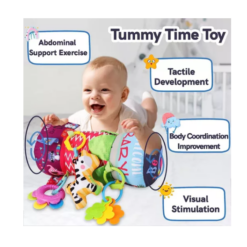 Perna pentru burtica, cu activitati pentru bebelusi, 3 luni+