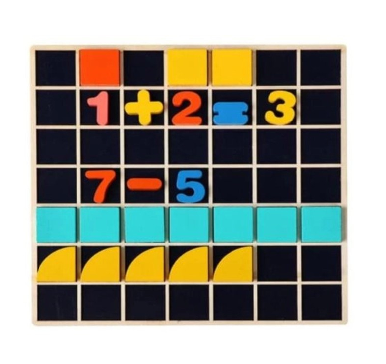 Puzzle educativ, tablita de desenat si joc mozaic, 3 ani+01