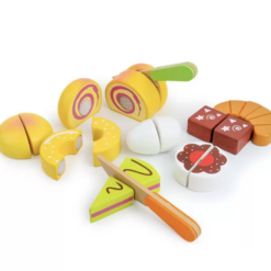 Tavita cu alimente, de feliat din lemn, 3 ani