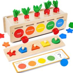 Joc de tip Montessori pentru prescolari, asociere si sortare, 3 ani