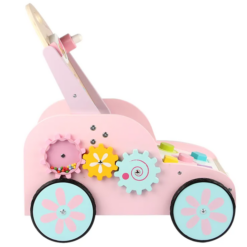 Antepremergator din lemn, 12 luni+, roz 01