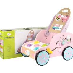 Antepremergator din lemn, 12 luni+, roz 01