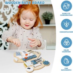 Busy Board cu 14 activitati, Ursulet