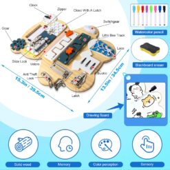 Busy Board cu 14 activitati, Ursulet