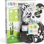 Busy Board cu 9 activitati, Ursulet Panda