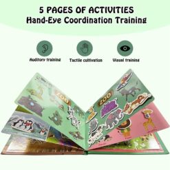 Carte cu stickere reutilizabile, Cifre, 3 ani+