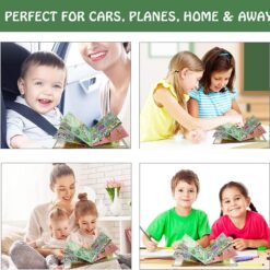 Carte cu stickere reutilizabile, Cifre, 3 ani+