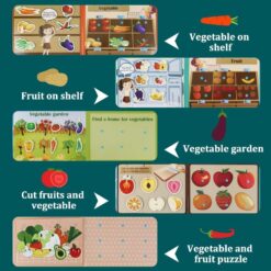 Carte cu stickere reutilizabile, Cifre, 3 ani+