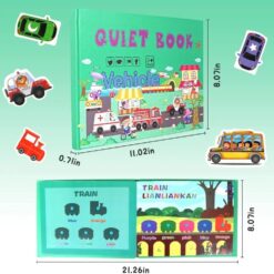 Carte cu stickere reutilizabile, Mijloace de transport, 3 ani+