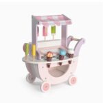 Carucior din lemn, Stand de inghetata, 3 ani