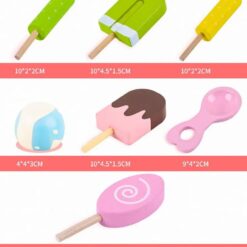 Carucior din lemn, Stand de inghetata, 3 ani