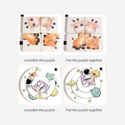 Casuta senzoriala cu activitati Montessori, 3 ani, 35cm