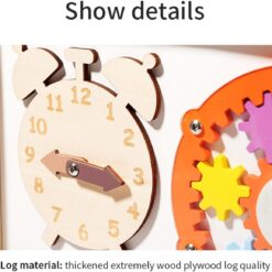 Casuta senzoriala cu activitati Montessori, 3 ani, 35cm