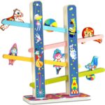 Circuit din lemn cu 4 piste, Cascada 3 ani+