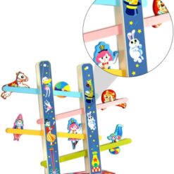 Circuit din lemn cu 4 piste, Cascada 3 ani+