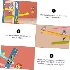 Circuit din lemn cu 4 piste, Cascada 3 ani+