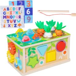 Cutia cu batiste si sortator forme geometrice, 12 luni+