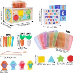 Cutia cu batiste si sortator forme geometrice, 12 luni+