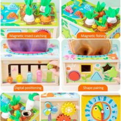 Cutia cu batiste si sortator forme geometrice, 12 luni+