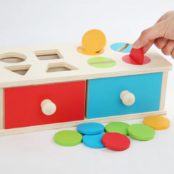 Cutia permanentei, joc de Sortare forme si culori