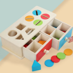 Cutia permanentei, joc de Sortare forme si culori