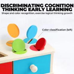 Cutia permanentei, joc de Sortare forme si culori