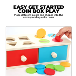 Cutia permanentei, joc de Sortare forme si culori