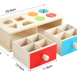 Cutia permanentei, joc de Sortare forme si culori