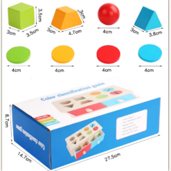 Cutia permanentei, joc de Sortare forme si culori