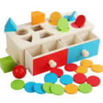 Cutia permanentei, joc de Sortare forme si culori