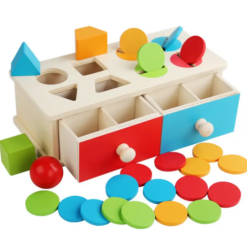 Cutia permanentei, joc de Sortare forme si culori