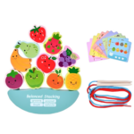 Joc 3 in 1, logica, echilibru, snuruit, 3 ani