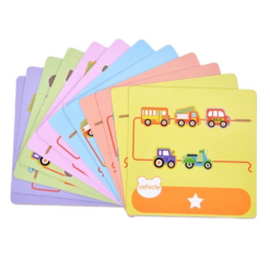 Joc 3 in 1, logica, echilibru, snuruit, 3 ani, Mijloace de transport